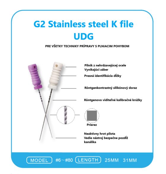 UDG K file 25mm ISO 70 - Image 2