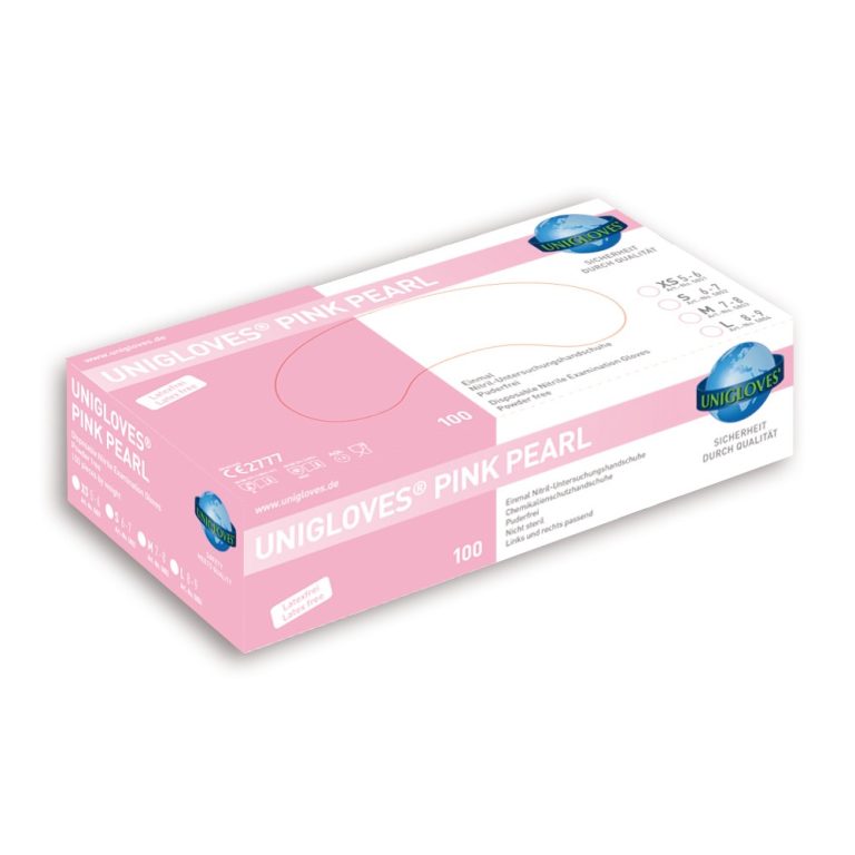 Nitrilové rukavice - Pink Pearl 100ks UNIGLOVES - 2210 2