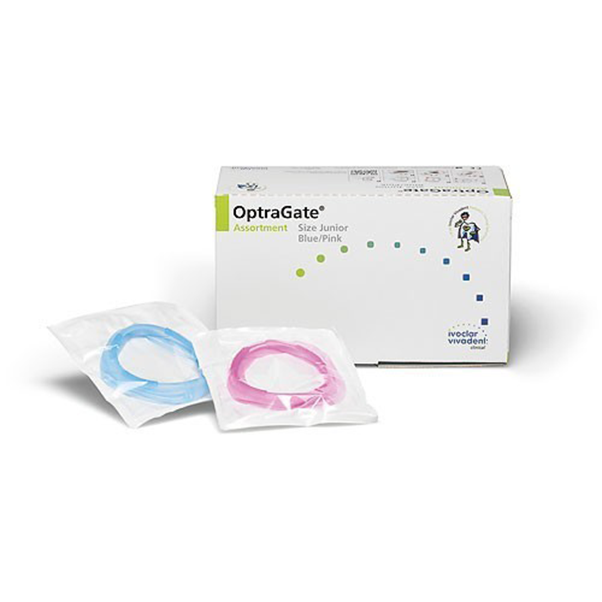 Optragate 3D Junior Assort/blue+pink 20+20 1 Optragate 3D Junior Assort/blue+pink 20+20