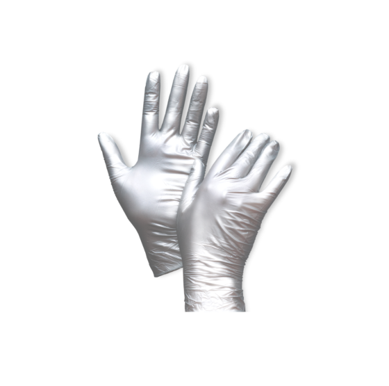 Nitrilové rukavice - perleťová strieborná UNIGLOVES - 2636 1