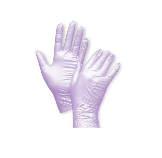 Nitrilové rukavice - perleťová fialová UNIGLOVES - 2638 1