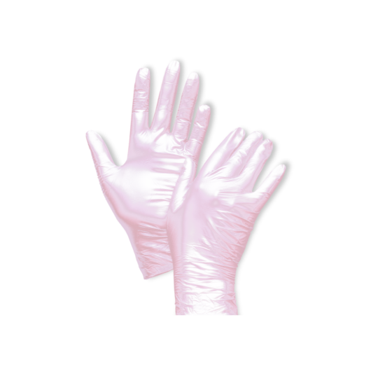Nitrilové rukavice - perleťová ružová UNIGLOVES - 2640 1
