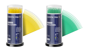 Stomatologické potreby, Dentálne pomôcky - Micro Applicators Akzenta ONE Maxilo Dental Regular Fine Green Yellow 30