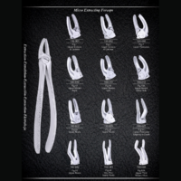 Stomatologické potreby, Dentálne pomôcky - extrakcne klieste Micro Extracting forceps 100 001 100 002 100 005 100 010 100 011 100 012 100 022 100 025 100 027 100 042 100 041 100 054 50